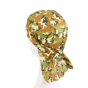 <span class=keywords><strong>Gorro</strong></span> de <span class=keywords><strong>Pirata</strong></span> Elástico de Camuflaje, Pañuelo para la Cabeza para Hombre y <span class=keywords><strong>Mujer</strong></span>, <span class=keywords><strong>Gorro</strong></span> de Hip Hop, Baile Urbano, Cinta para la Cabeza, Durag Transpirable - Product Image 3
