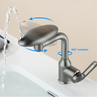 Robinet multifonctionnel en acier inoxydable Hotshot, lavabo universel pour salle de bain avec noyau de valve en céramique réglable, produit phare