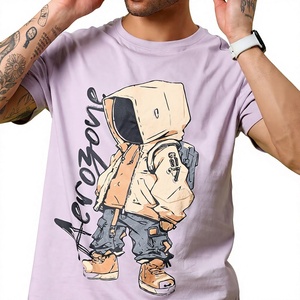 T-shirt à imprimé graphique pour homme, col rond, manches courtes, streetwear personnalisé, fabricant en gros - Product Image 1