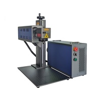 Machine de marquage/gravure laser CO2 Focuslaser à tube métallique séparé 30W, tête Galvo 10mm/20mm, CNC DXF/PLT, gravure sur bois et cuir
