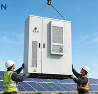 Système de stockage d'énergie ECOSUN évolutif 100 kW/215 kWh LiFePO4, protection IP55, CAN/RS485 pour utilisation hors réseau/sur réseau, certifié CE IEC 62619