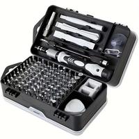 Kit d'outils de tournevis multifonctionnels manuels 115-en-1 pour la réparation et le démontage de téléphones portables, personnalisable OEM, usage domestique
