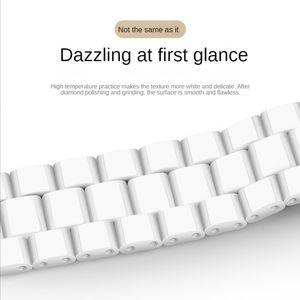 Correa de Reloj Inteligente de Cerámica y Acero Inoxidable, 20mm 22mm, Blanca, Correa de Cerámica para Reloj Huawei Watch <span class=keywords><strong>GT</strong></span> <span class=keywords><strong>3</strong></span> <span class=keywords><strong>Pro</strong></span> - Product Image 3