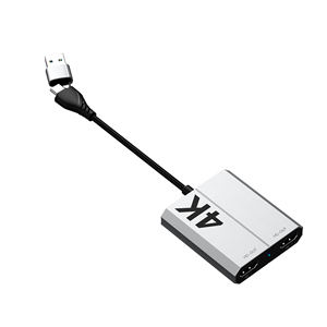 Convertisseur d'affichage USB3.0 vers double HDTV Type-C <span class=keywords><strong>Adaptateur</strong></span> de station d'accueil pour écran d'<span class=keywords><strong>ordinateur</strong></span> Câble d'affichage différent 4K 60Hz - Product Image 4