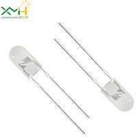 Diodes LED transparentes de 5 mm sans bordure, couleur unique rouge, orange, jaune, vert, bleu, lampe LED