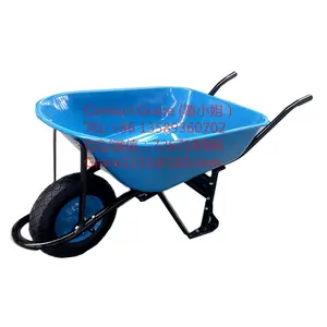 CHINA Directly Factory Sale Farm Tools And Function Custom 80L Wheelbarrow For Construction Garden Wheel Barrows Hand Truck