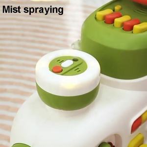 Nuevo juego de rompecabezas de aprendizaje multifunción para niños pequeños, andador de coche con pulverización de niebla y música de luces - Product Image 6