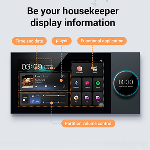 7-Inch Smart Home Audio <b>Amplifier</b> Ceiling <b>Speaker</b> Android 11 Host Two Zones Independent Play for Background Music Systems Smart - Product Image 4
