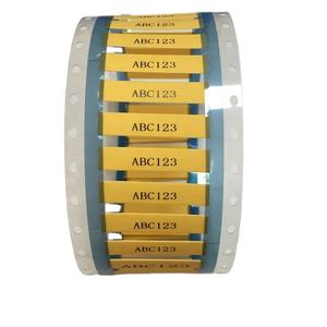 Étiquettes thermorétractables CTMS-<span class=keywords><strong>125</strong></span> équivalentes aux étiquettes dymo, gaine de marquage de câble imprimable, tube de marquage de câble pour fil - Product Image 1