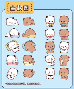 Vendita Calda 100% Autentico Set <span class=keywords><strong>di</strong></span> 12 Figurine Cartoon Bubu Dudu Daily Life V2 in PVC Scala 1/12 Mini Figure Blind Box Kawaii - Product Image 5