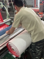 Film de protection pour carrelage en tissu tissé/non-tissé, coton perlé, matériau EVA, avec modèles de conception personnalisés gratuits pour usine