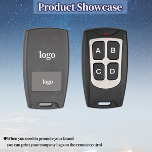 Bán buôn 315mhz học tập loại không dây điều khiển từ xa 4 nút điều khiển tự động hệ thống nhà thiết bị cửa mở điều khiển từ xa - Product Image 5