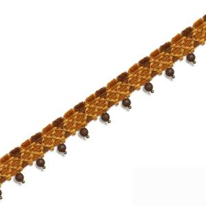 1.5 pouces doux couture garniture perles tresse armure bordure pour rideaux lampe décorer - Product Image 3