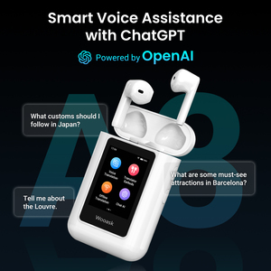 Écouteurs vocaux autonomes Wooask A8 avec ChatGPT en temps réel, sans application, pour les voyages d'affaires - Product Image 4