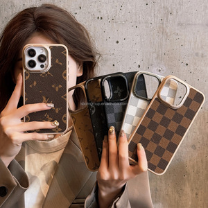 Mới Sang Trọng Điện Thoại Di Động Trường Hợp Đối Với iPhone 17 16 15 14 Pro Max Chống Sốc Bìa Bảo Vệ Máy Ảnh Điện Thoại Custodia Lvy Trường Hợp 13PM - Product Image 2