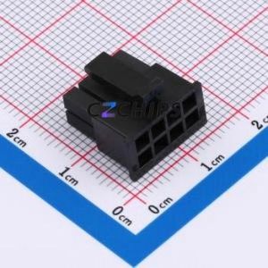ZX-MX3.0-2-4P-HGJK Housing (Wire-to-Board / Wire-to-Wire) P=3mm Connector 2x4P 3mm Micro-Fit (MX 3.0) 3mm - Product Image 1
