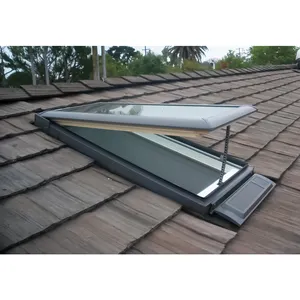 房屋应用雨水传感器智能电动天窗屋顶窗双层钢化玻璃