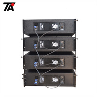 Matriz de línea de sistema de sonido de rango completo de doble 10 pulgadas