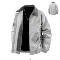 Veste épaisse et chaude pour homme, personnalisée, résistante au froid, en velours côtelé, veste décontractée pour l'extérieur, coupe-vent pour homme