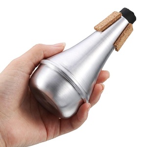 Silenciador silencioso de tamaño pequeño Protección de corcho antinuisance-Silencio de trompeta de aleación de aluminio - Product Image 1