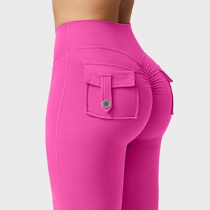 Women's High-Waisted Tummy Control Sports Yoga <b>Leggings</b> With Pockets-Spandex Print <b>Pattern</b> Plus Size Workout Yoga Pants - Product Image 5