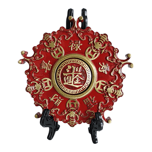 Spinner de Latón Personalizado con Cinco Bendiciones, para Aliviar el Estrés, con Forma Personalizada, Decoración de Escritorio para Interiores y Oficina, Portátil - Product Image 4