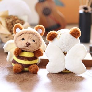 14cm dễ thương nối Búp bê gấu biến thành ong sang trọng <span class=keywords><strong>Keychain</strong></span> Đồ chơi thú nhồi bông búp bê peluches gấu Móc Chìa Khóa plushie <span class=keywords><strong>Bee</strong></span> <span class=keywords><strong>Keychain</strong></span> - Product Image 5
