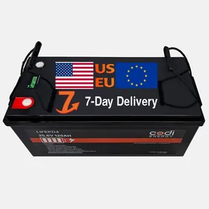 Batteria al litio 12v batteria 12v 12v batteria al litio 100ah 150ah 200ah 250ah Lifepo4 per il sistema solare