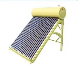 Aquecedores solares de água quente, venda quente de 100l, alta qualidade, compacto, não pressão, de aço inoxidável