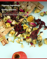 Teh Herbal Buah Bunga Alami Delapan Khasiat, Bebas Kafein, Teh Herbal Mawar Goji, Minuman Vitalitas Harian, Kemasan Satuan