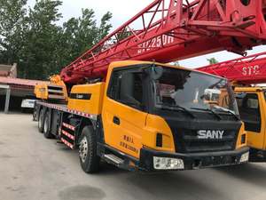 Sany 25Ton utilisé télécommande Chine Grues mobiles de camion montées par grue de boom rigide pour des camions - Product Image 3