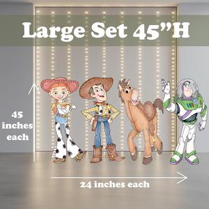 OEM ODM Ensemble <span class=keywords><strong>de</strong></span> découpes en acrylique Toy Story : <span class=keywords><strong>Woody</strong></span> grandeur nature et Buzz, pour décoration <span class=keywords><strong>de</strong></span> toile <span class=keywords><strong>de</strong></span> fond et centre <span class=keywords><strong>de</strong></span> table, idéal pour fêtes d'anniversaire <span class=keywords><strong>de</strong></span> garçons - Product Image 3