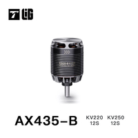Moteur à aimant permanent sans balais LIGPOWER AX435-B à couple élevé et poussée stable 48V DC 1550W/2000W pour UAV, simulateur et RC