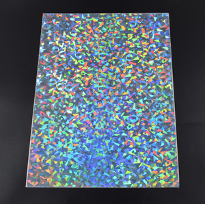 10 tờ/gói 250g Kim Loại giấy <span class=keywords><strong>A4</strong></span> Pet gương thẻ sinh nhật sọc mô hình hộp quà tặng trang trí nội thất Laser Holographic bánh Topper - Product Image 1