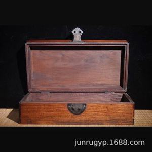Caja de Madera con Grabado Estilo Chino, Rectangular, para Almacenamiento de Joyas, Caja de Regalo con Diseño Grabado - Product Image 5
