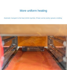 Automatic Food Grade Glass Film <b>Shrink</b> Wrapping Machine with Engine Motor & Pump for Stand-up Packaging - Product Image 4