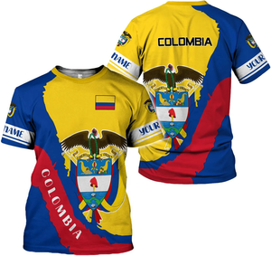 Camisas Personalizadas de Columbia, Camisas de Verano, Chemise Colombie Pour Hommes, Camisetas Colombianas - Product Image 6
