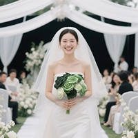 Vente en gros de fausses fleurs artificielles en mousse de rose réalistes au toucher réel pour centres de table de décoration de mariage
