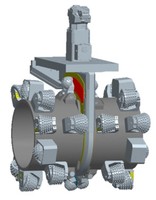 Tranchée étroite creusant la tranchée profonde Excavation Diaphragme Mur Trench Cutter Machine Lisier Mur Cutter
