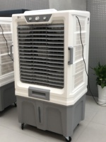 Refroidisseur d'air évaporatif industriel 150L |   Ventilateur de refroidissement portable commercial puissant de 700 W |   Glacière d'extérieur au prix d'usine