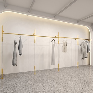 Cửa Hàng Quần Áo Giá Trưng Bày Quần Áo Bán Lẻ Giá Trưng Bày Quần Áo Gắn Tường Giá Treo Trưng Bày Quần Áo Cửa Hàng May Mặc - Product Image 4