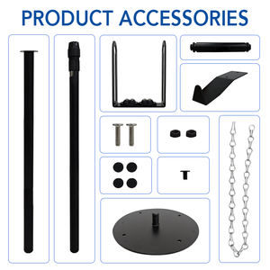 Porte-sacs en métal chromé pour supermarché JH-Mech, support <span class=keywords><strong>de</strong></span> stockage pour produits frais, distributeur <span class=keywords><strong>de</strong></span> sacs en plastique pour épicerie - Product Image 3