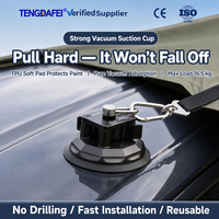 Tente de toit de voiture TENGDAFEI en TPU et ABS, fixation par ventouse robuste, vente en gros, OEM, ODM, personnalisable, directement de l'usine