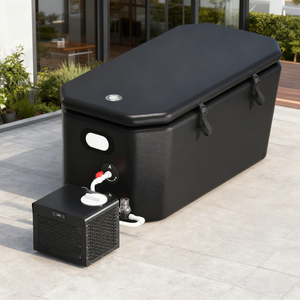 เครื่องทำน้ำเย็น Ambohr US Stock รุ่น Ice Bath Machine 0.8 แรงม้า ขนาดเล็ก พร้อมระบบทำความเย็นแบบรวมในตัว ใช้สารทำความเย็น R410A สำหรับแช่น้ำเย็น พร้อมตัวกรองและปั๊ม - Product Image 5