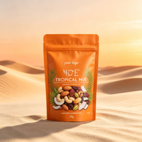 Sachets plats refermables personnalisés à trois soudures pour aliments secs en Mylar, pour lait 3g/7g