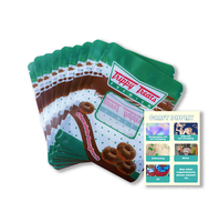 Emballage sur support PE hermétique et anti-odeur personnalisé sac en mylar thermoscellé pour aliments pour bébés pour salades, gâteaux, sucettes, bonbons sucrés