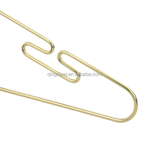 Bán Buôn Phòng Khách Cá Nhân Vàng Không Trượt Kim Loại Móc Áo Bóng Dây Sắt Tùy Chỉnh Giặt Quần Áo Váy Áo Móc Áo - Product Image 4