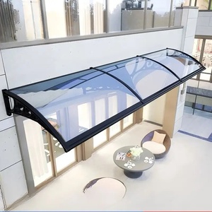 <span class=keywords><strong>Polycarbonate</strong></span> rắn tấm màu <span class=keywords><strong>Polycarbonate</strong></span> ngoài trời nhựa trong suốt tán mái hiên cửa trước tán mái hiên với khung - Product Image 2