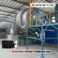 Machine d'activation de charbon actif à partir de sciure de coques de noix de coco fines pour le traitement de l'air et la récupération de l'or