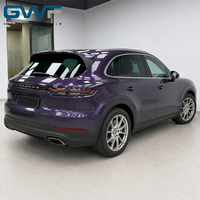 Film Vinyle Adhésif pour Voiture Effet Galaxie Violet Flash PET avec Technologie Anti-Bulles pour Moto et Auto, Décoration Intérieure et Extérieure, Accessoires